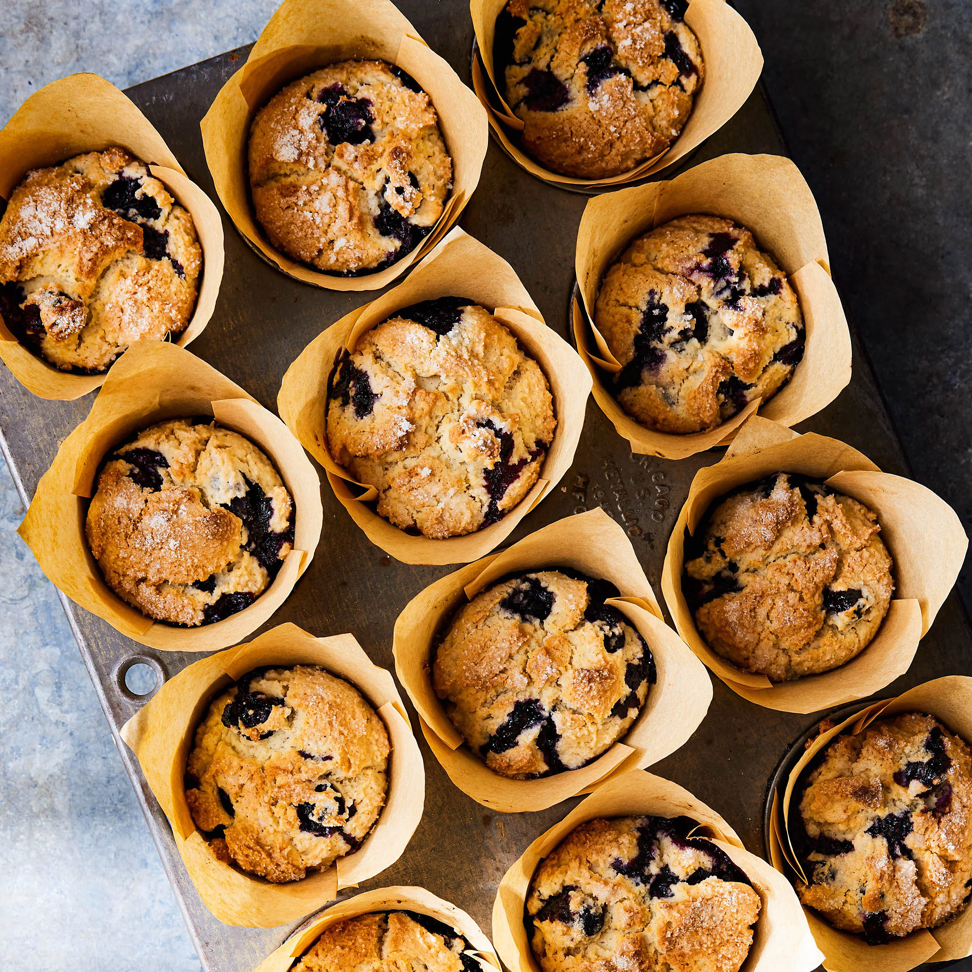 Blueberry Olive Oil Muffins Recipe